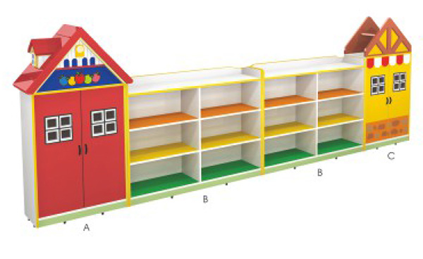 BJ22-143C別墅造型玩具柜